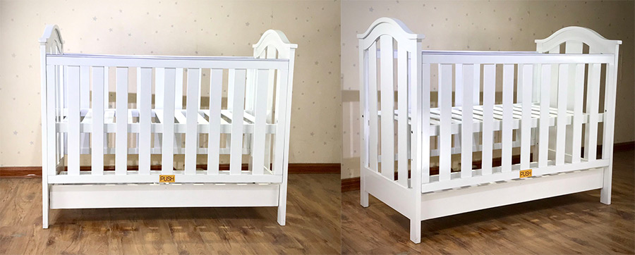 adjustable baby wood crib