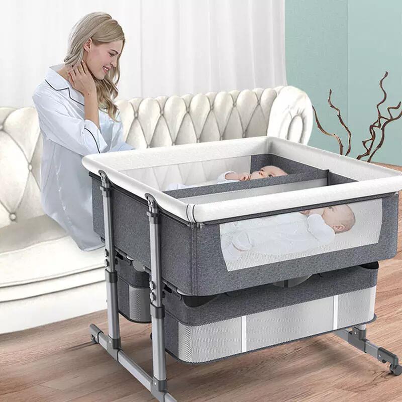 Wholesale China Adjustable Double Bassinet for Twins
