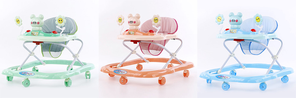 Wholesale China Adjustable Baby Walker With Flower Toys