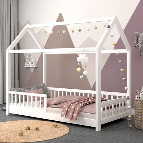 Modern Solid Wood Kids House Bed factory