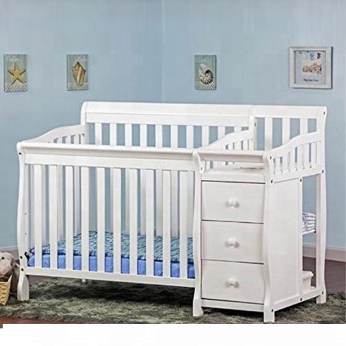 Custom Modern Sy Newborn Baby Wood Crib, Wooden Baby Cribs With Drawers