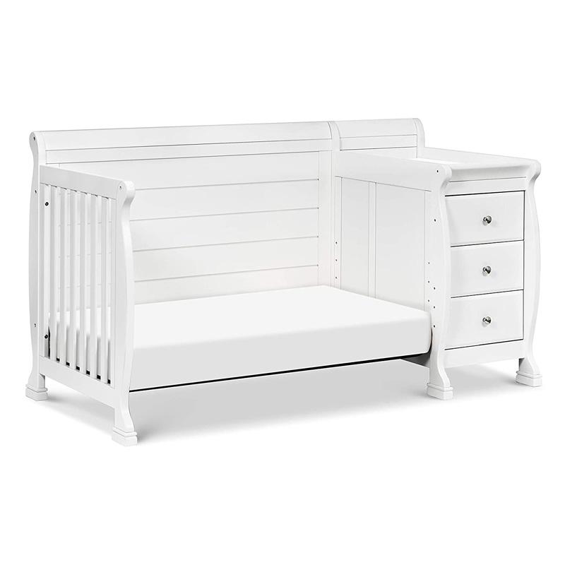 Convertible Baby Wood Crib and Changer