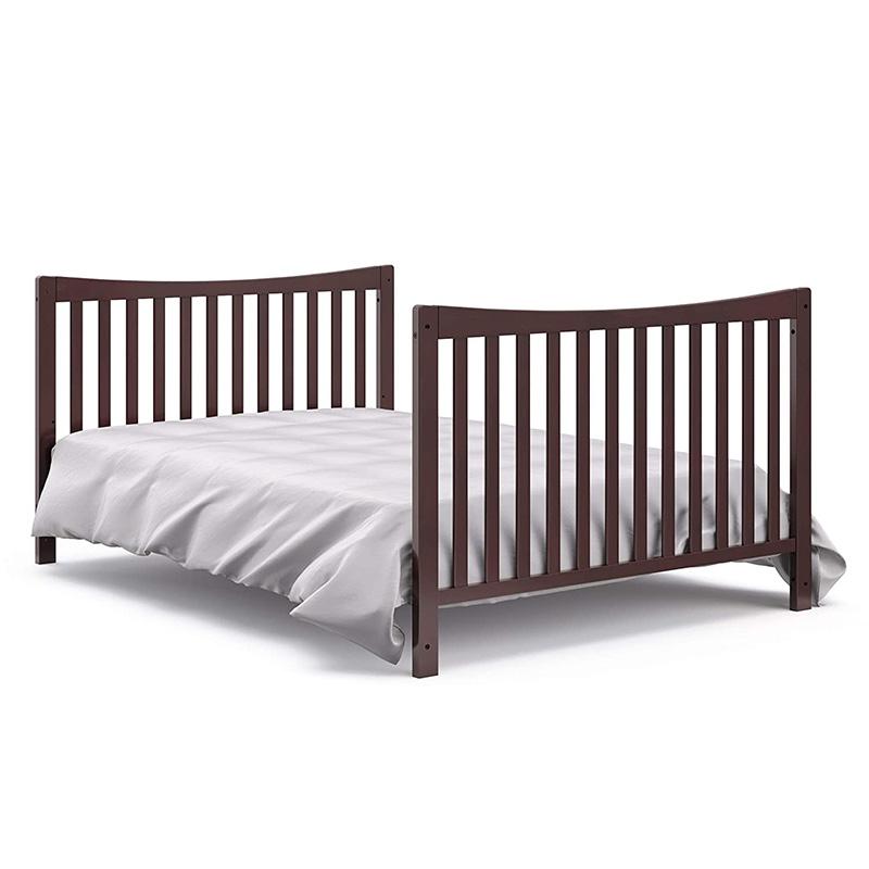 Modern Convertible Baby Wood Crib