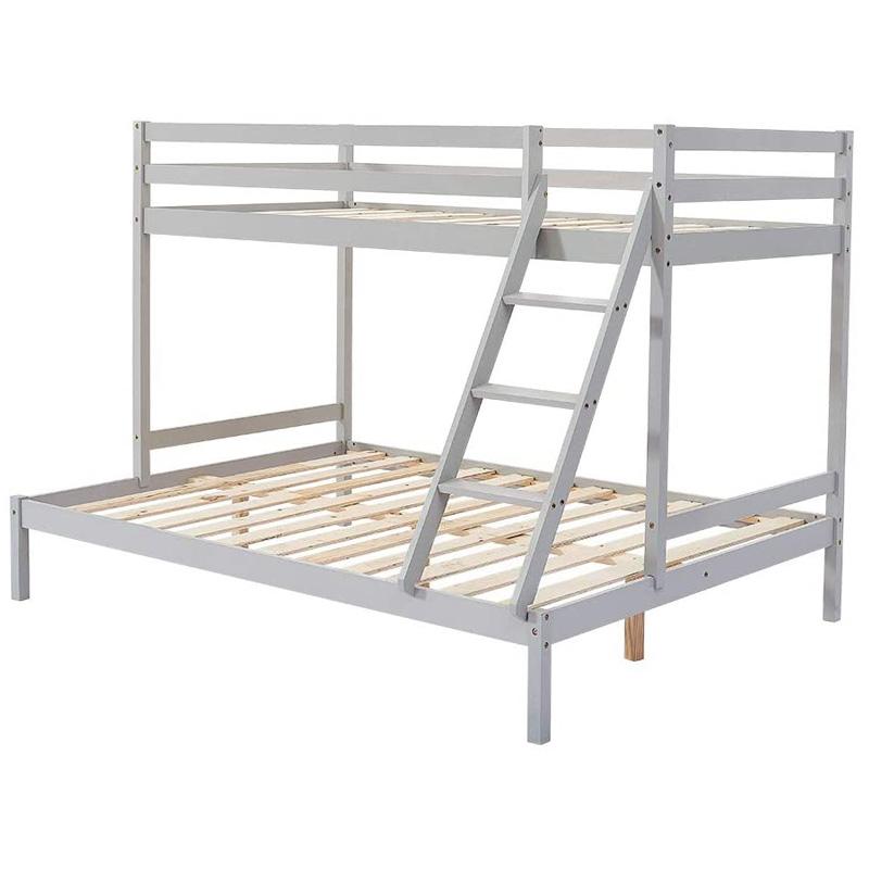 Wood Twin over Full Bunk Bed