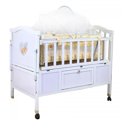 Sleeping Baby Bed With Independent Cradle